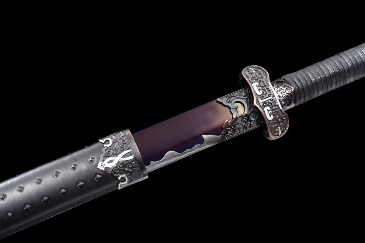 Dao Sword,High carbon steel red blade,Cut tree