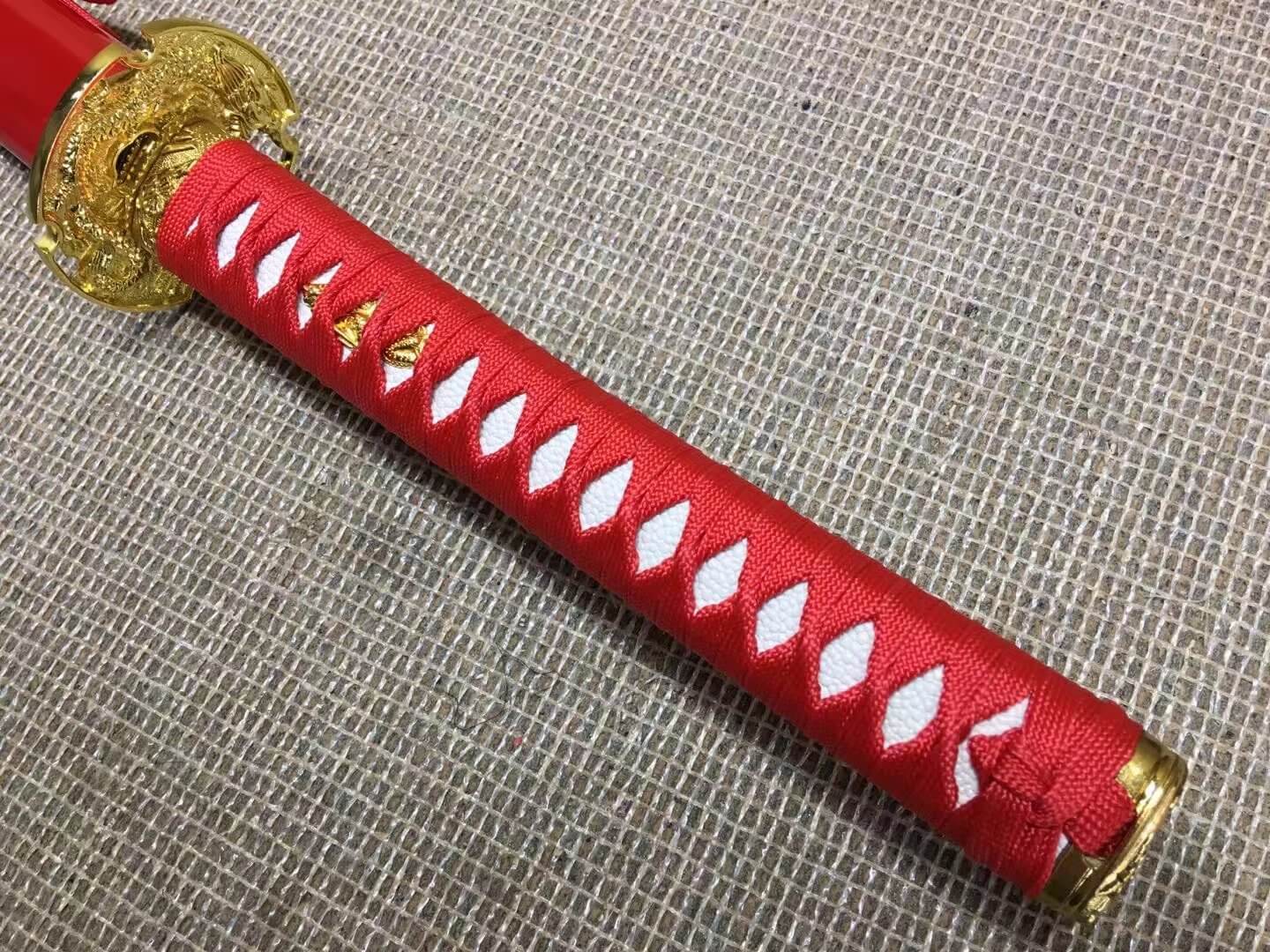 Nihontou sword,Medium carbon steel,Paint scabbard,Alloy fitted - Chinese sword shop