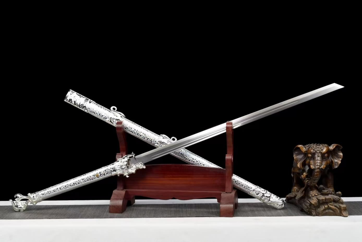 Daq Sword Chinese Sword,Silver Tang dao Swords Real,Kung fu,LOONGSWORD – Chinese ...