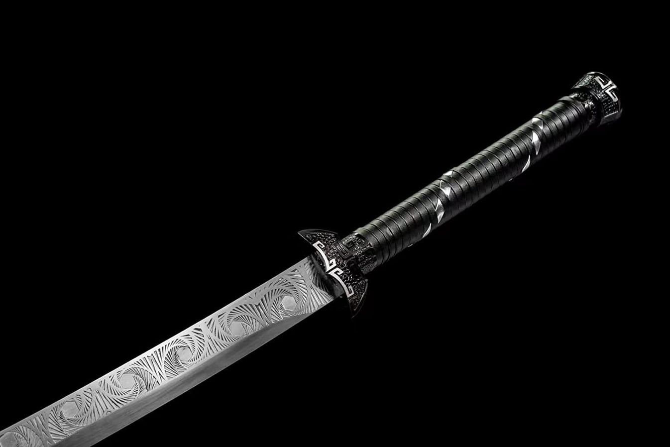 LOONGSWORD Chinese Sword,Black Gold dao Swords Real blades