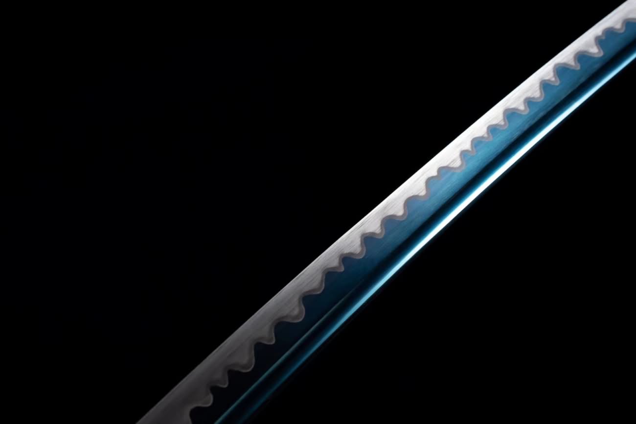 LOONGSWORD,Samurai Sword Katana Forged high Carbon Steel White Scabbard