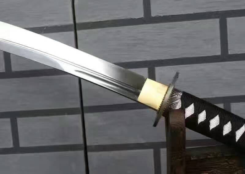 Wakizashi,High carbon steel blade,Black paint Scabbard - Chinese sword shop