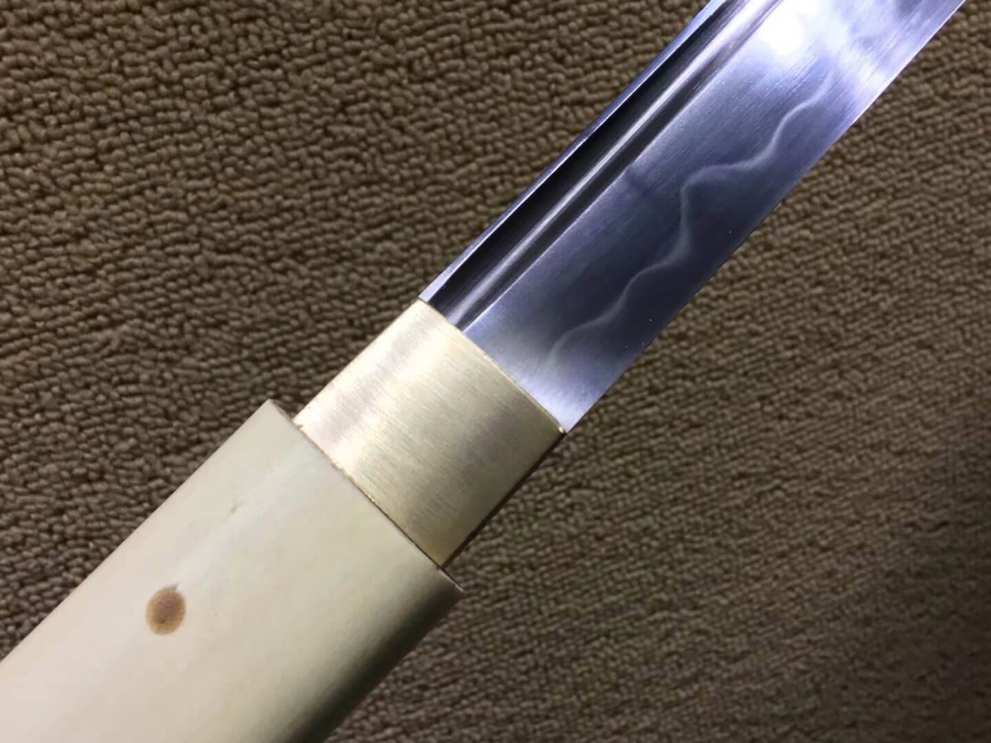 Katana,High carbon steel burn blade,Beech wood scabbard,Length 39" - Chinese sword shop