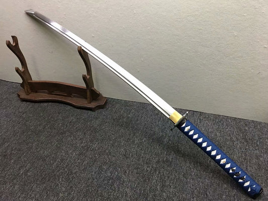 Samurai sword,kendo,Medium carbon steel blade,Black scabbard,Alloy - Chinese sword shop
