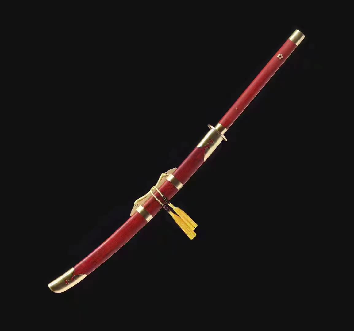 Chinese Swords Horse Chopping Sword Forged T10 Steel Clay Tempered Blade Sharp Fully