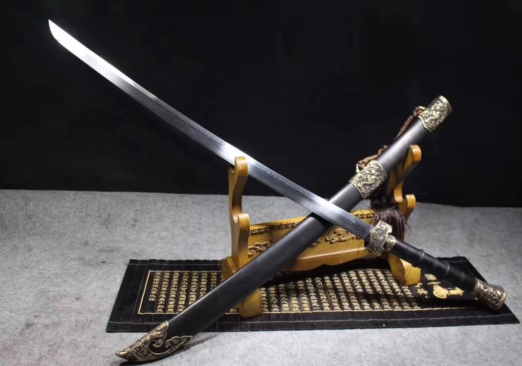 Qijia Dao,Handmade Folding steel steel blade,Brass fittings - Chinese sword shop