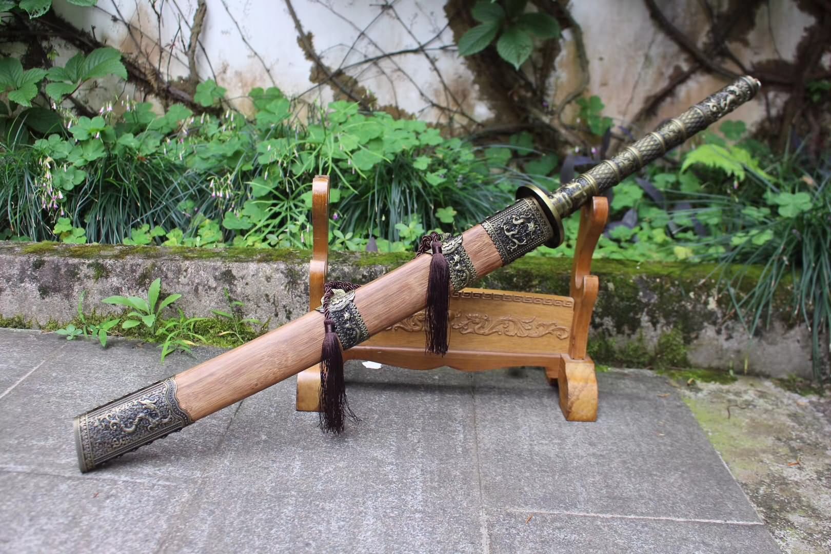 Broadsword,Handmade(High carbon steel blade,Alloy handle)Handmade art - Chinese sword shop