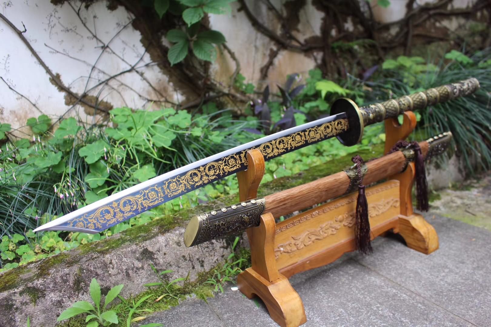 Broadsword,Handmade(High carbon steel blade,Alloy handle)Handmade art - Chinese sword shop