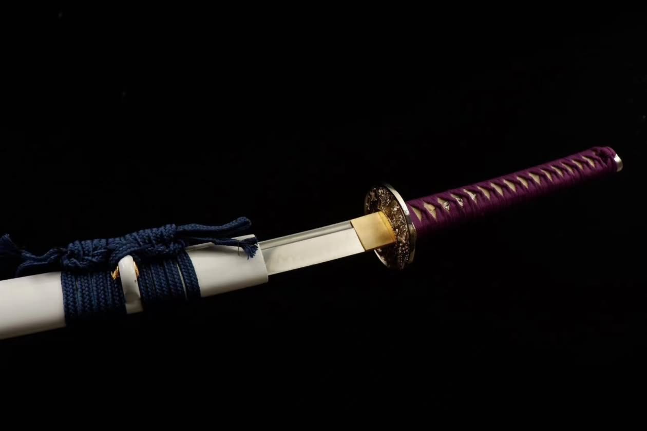 Katana Samurai Custom Sword Forged T10 Steel Clay Tempered Battle Ready
