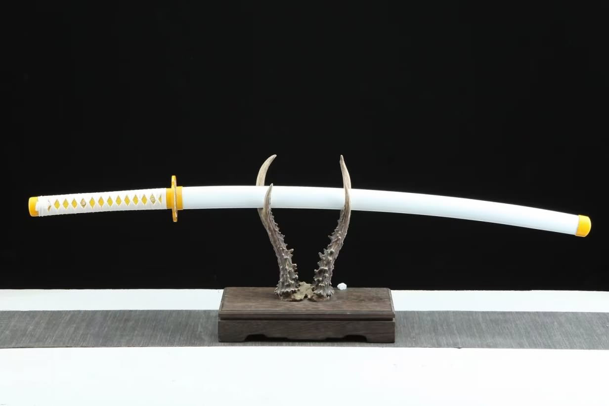 Cosplay Katana Samurai Sword Forged Medium Carbon Steel Kendo Practice Swords