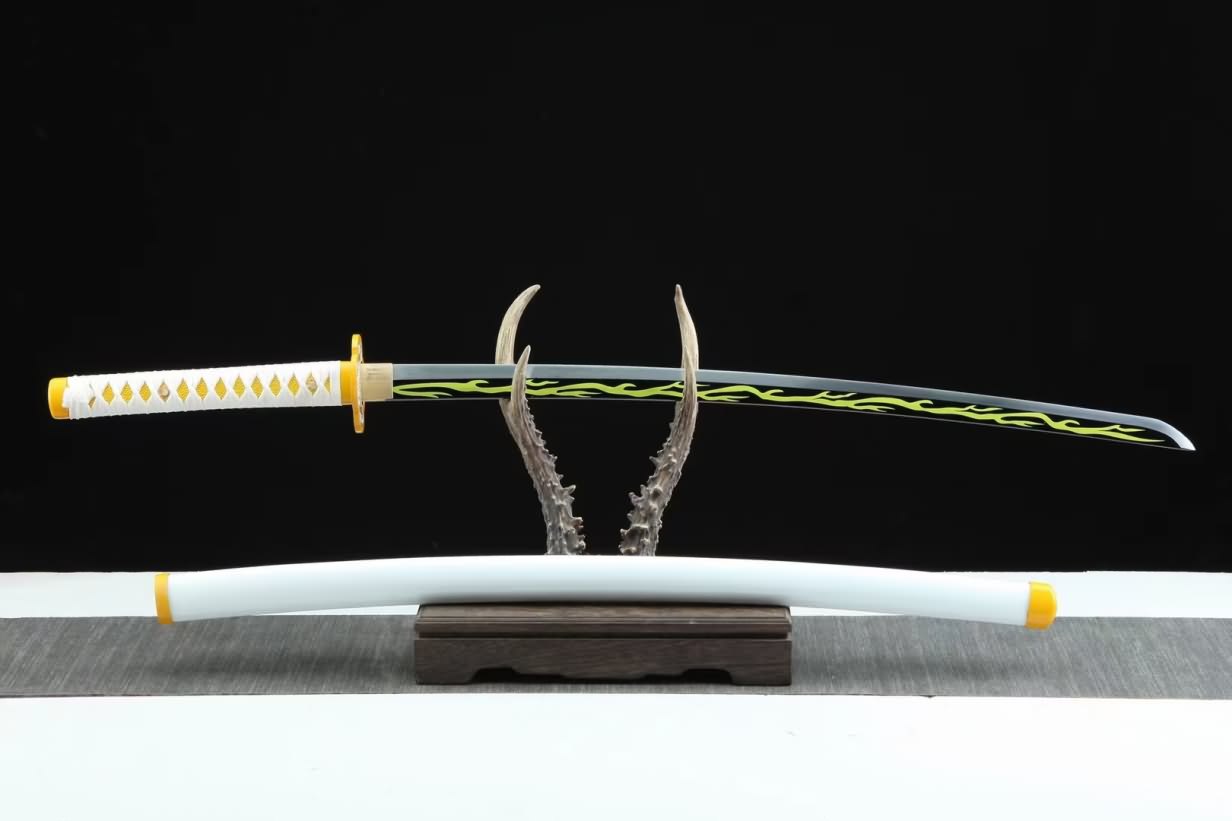 Cosplay Katana Samurai Sword Forged Medium Carbon Steel Kendo Practice Swords