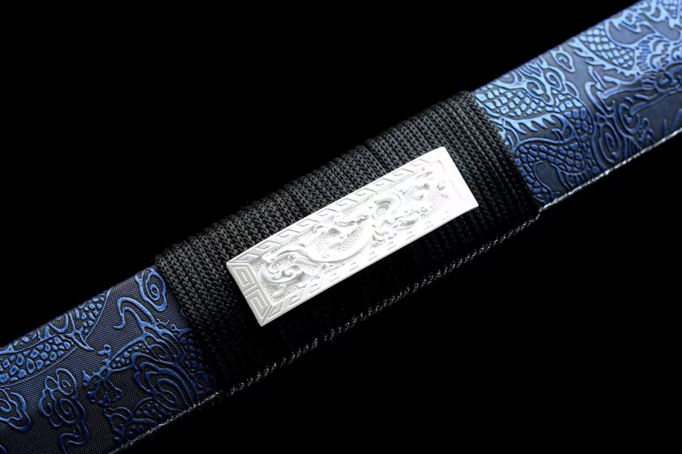 Han jian Swords trainings high Carbon Steel Blue Blade,Alloy Fittings,LOONGSWORD