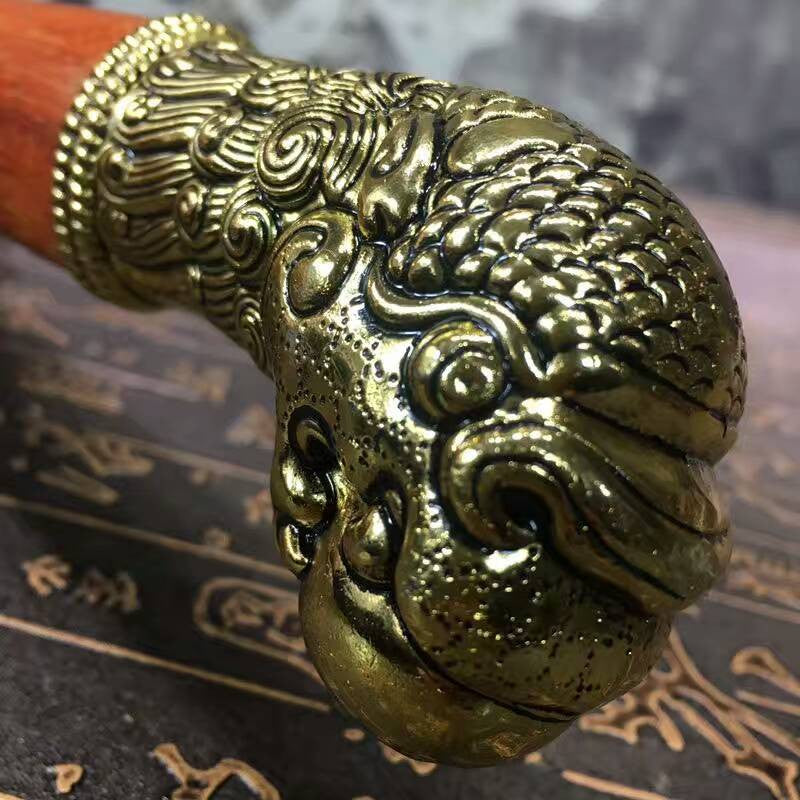 Chinese sword,da kan dao,High carbon steel blade,Pu leather scabbard,Alloy fitting - Chinese sword shop