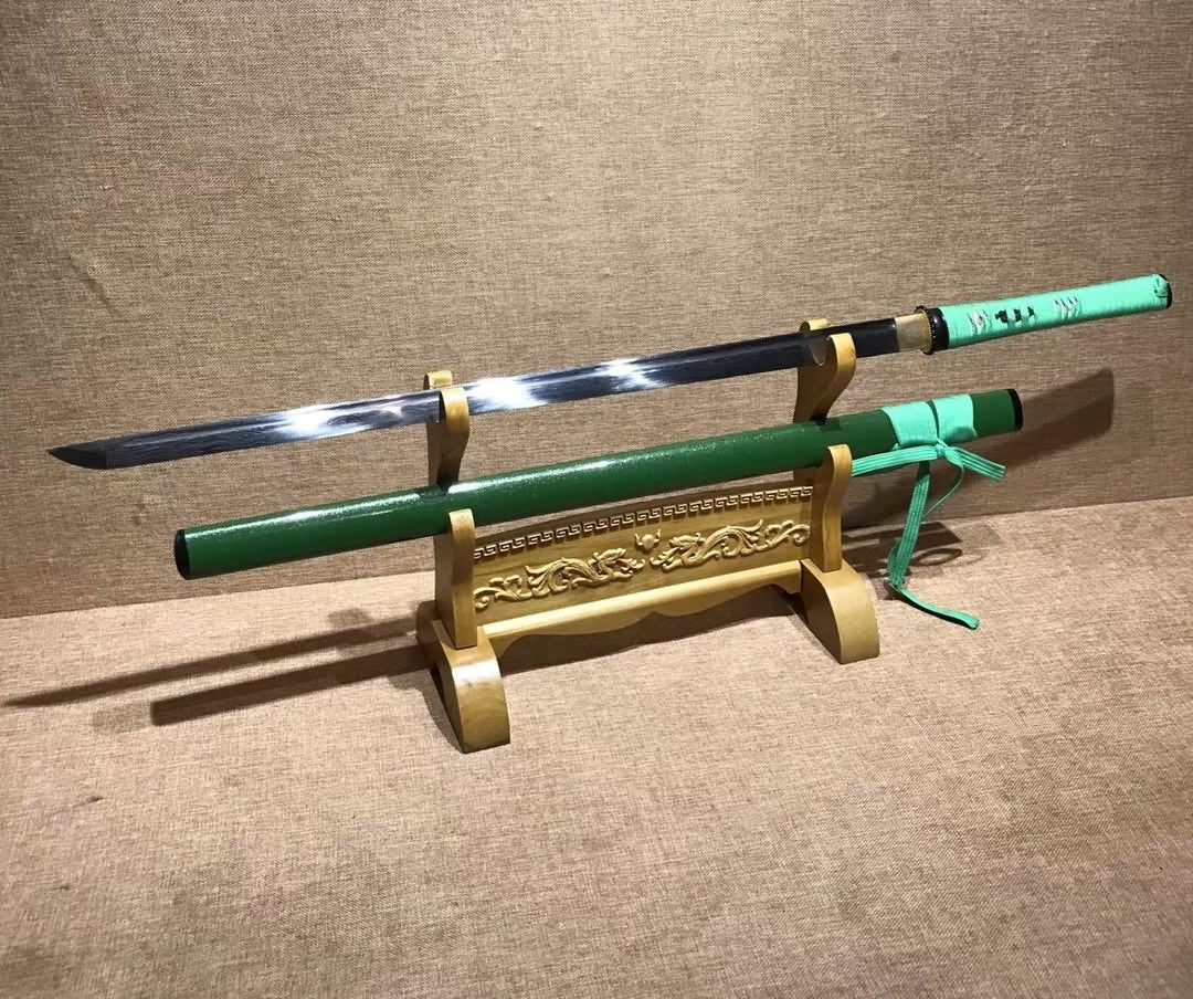Ninja sword,Handmade damuscus steel full tang blade,Sharp - Chinese sword shop