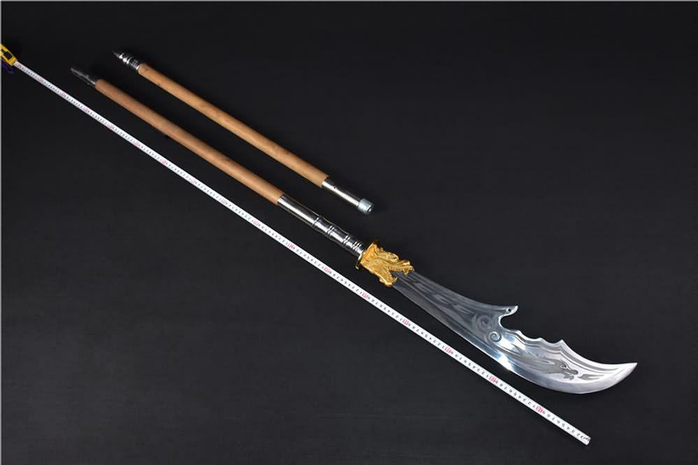 Kwan dao,Guan dao,High carbon steel,Hardwood rod - Chinese sword shop