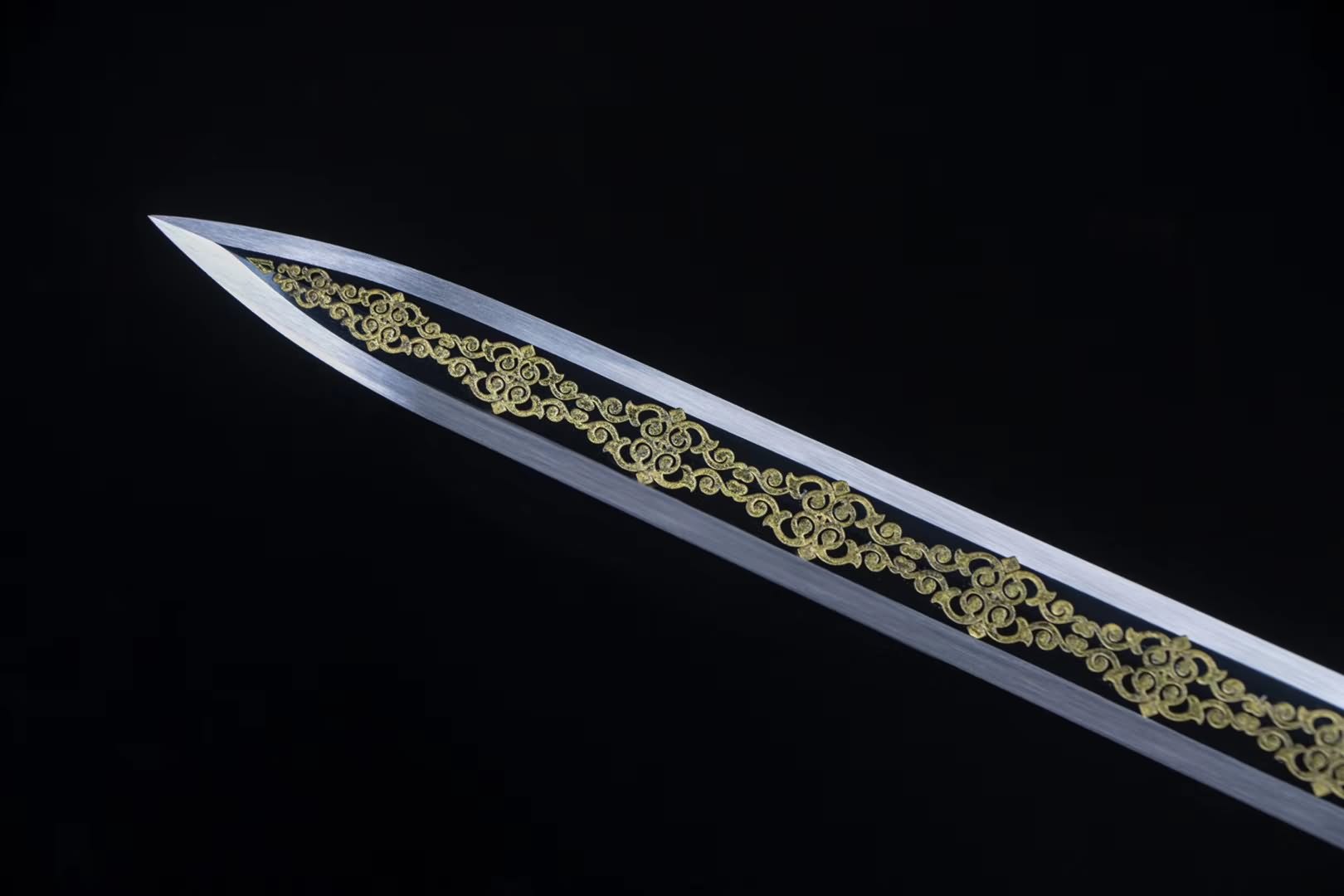 Han jian sword,Etch blade,Redwood scabbard - Chinese sword shop