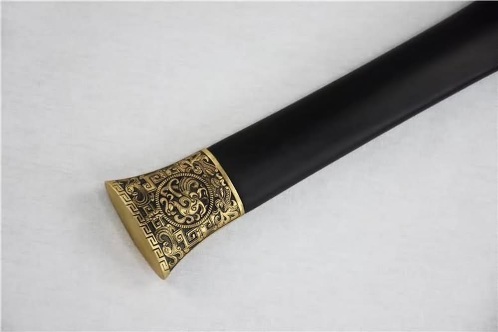 Han jian sword,Damascus steel blade,Brass fittings - Chinese sword shop