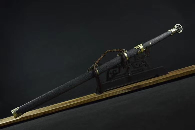 Pei Donglai's Sabre,High carbon steel blade,Skin scabbard - Chinese sword shop