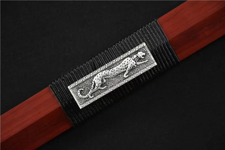 Han jian sword,High carbon steel etch blade,Redwood scabbard - Chinese sword shop