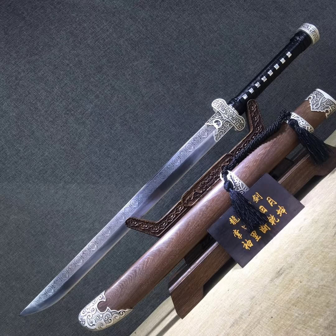 Black gold knife,High carbon steel blade,Rosewood,Chinese sword - Chinese sword shop