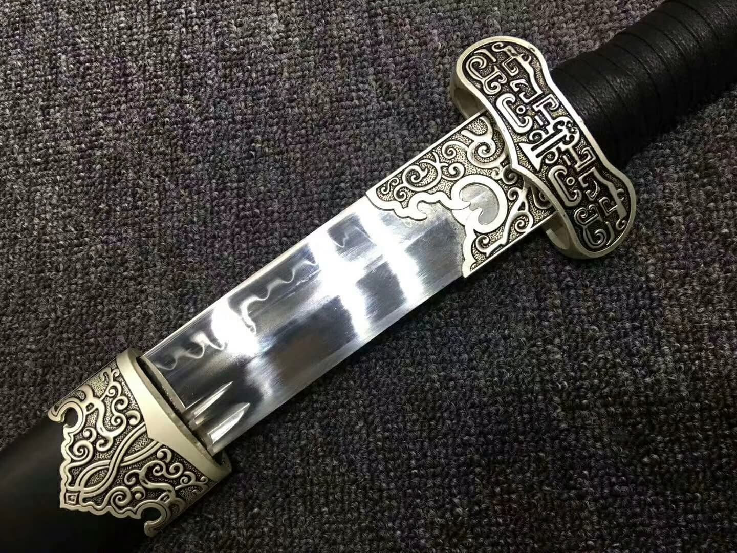 Broadsword,Handmade High carbon steel burn blade,Kirsite fittings - Chinese sword shop
