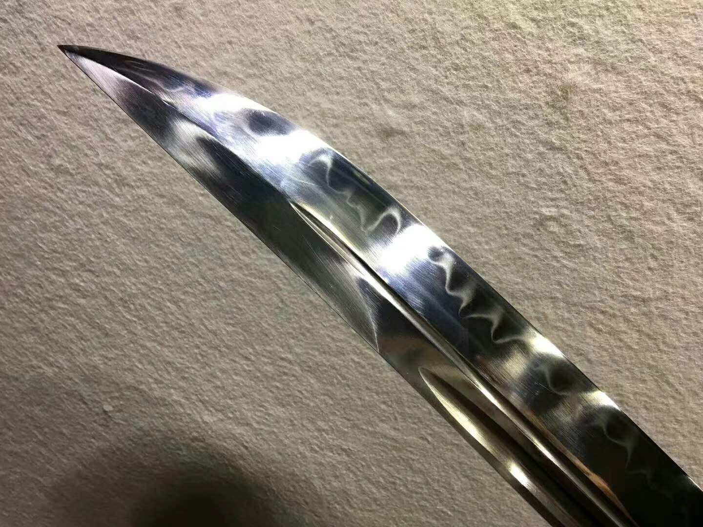 Broadsword,Handmade High carbon steel burn blade,Kirsite fittings - Chinese sword shop