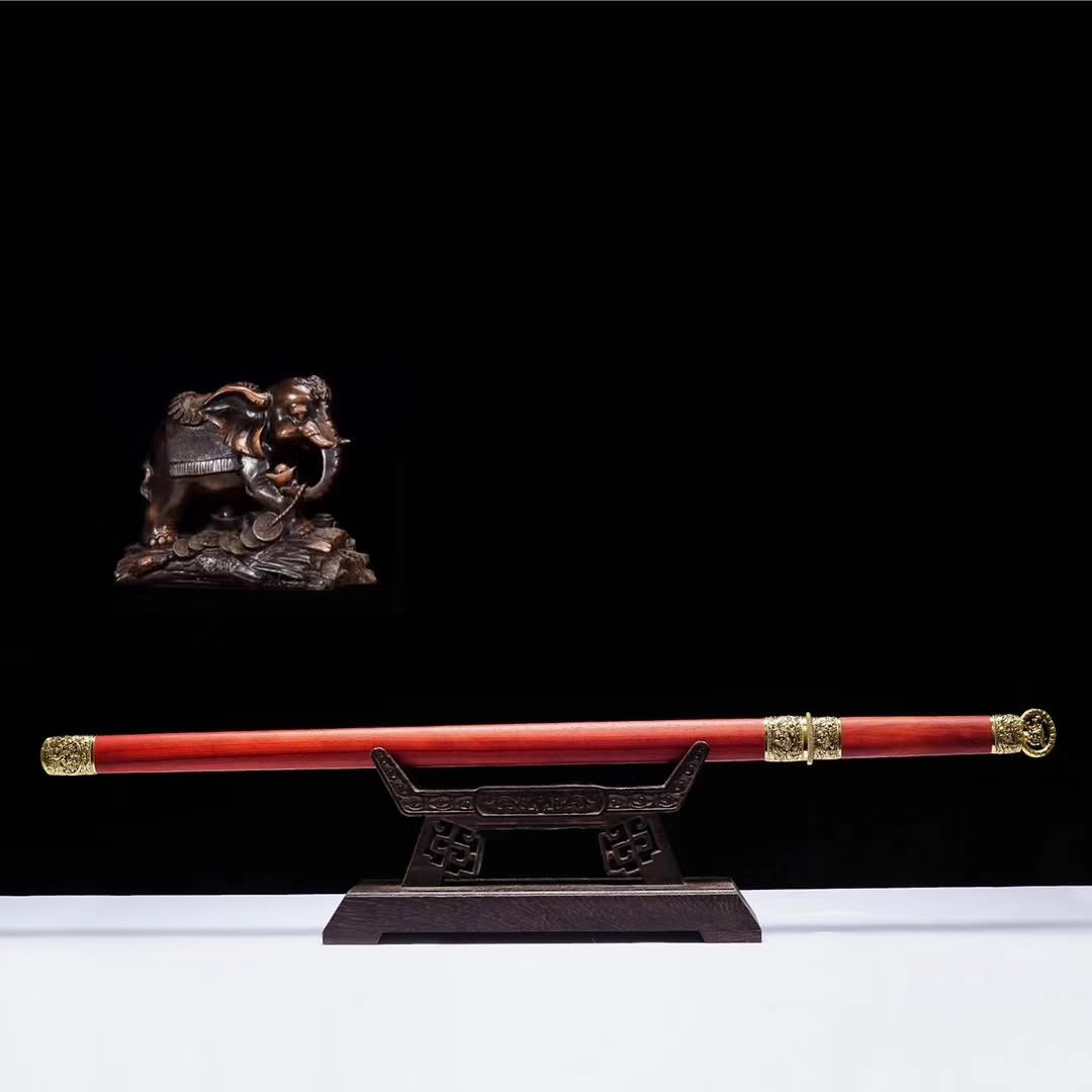Han dao sword,Handmad(Damascus steel blade,Redwood scabbard)Full tang - Chinese sword shop