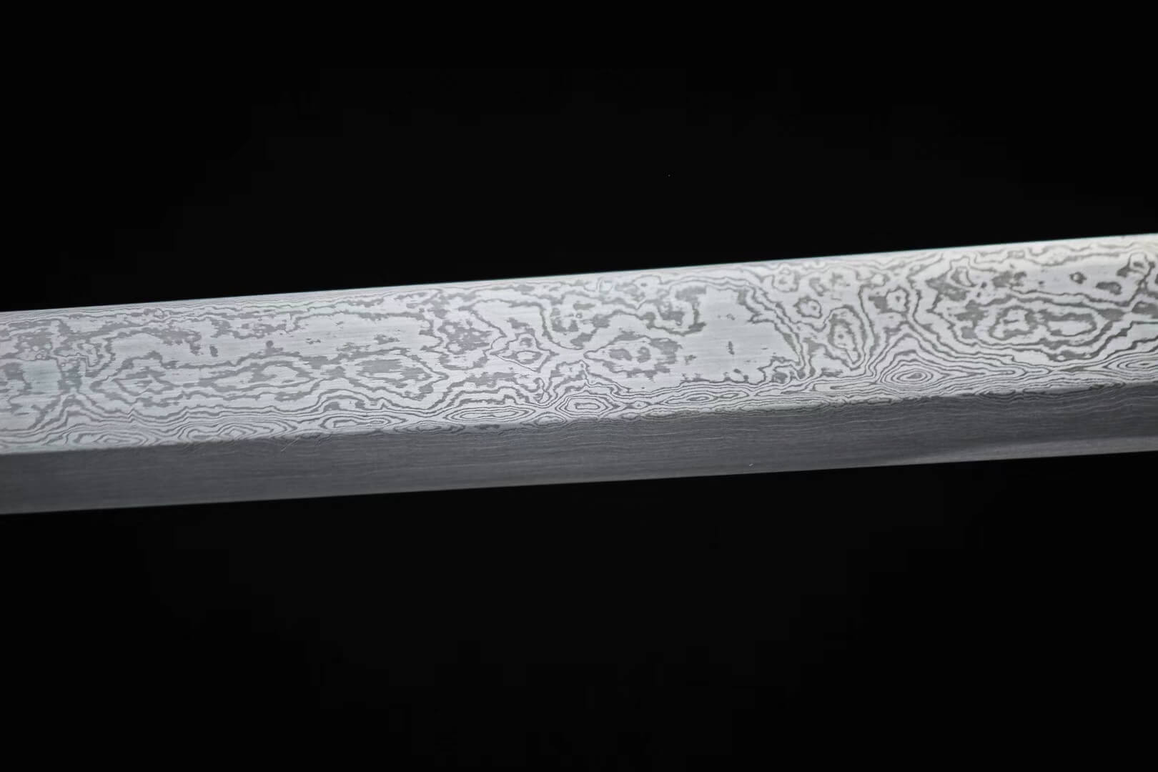 Tang dao,Hand Forged(Damascus steel blade,Rosewood,Alloy)Full tang - Chinese sword shop