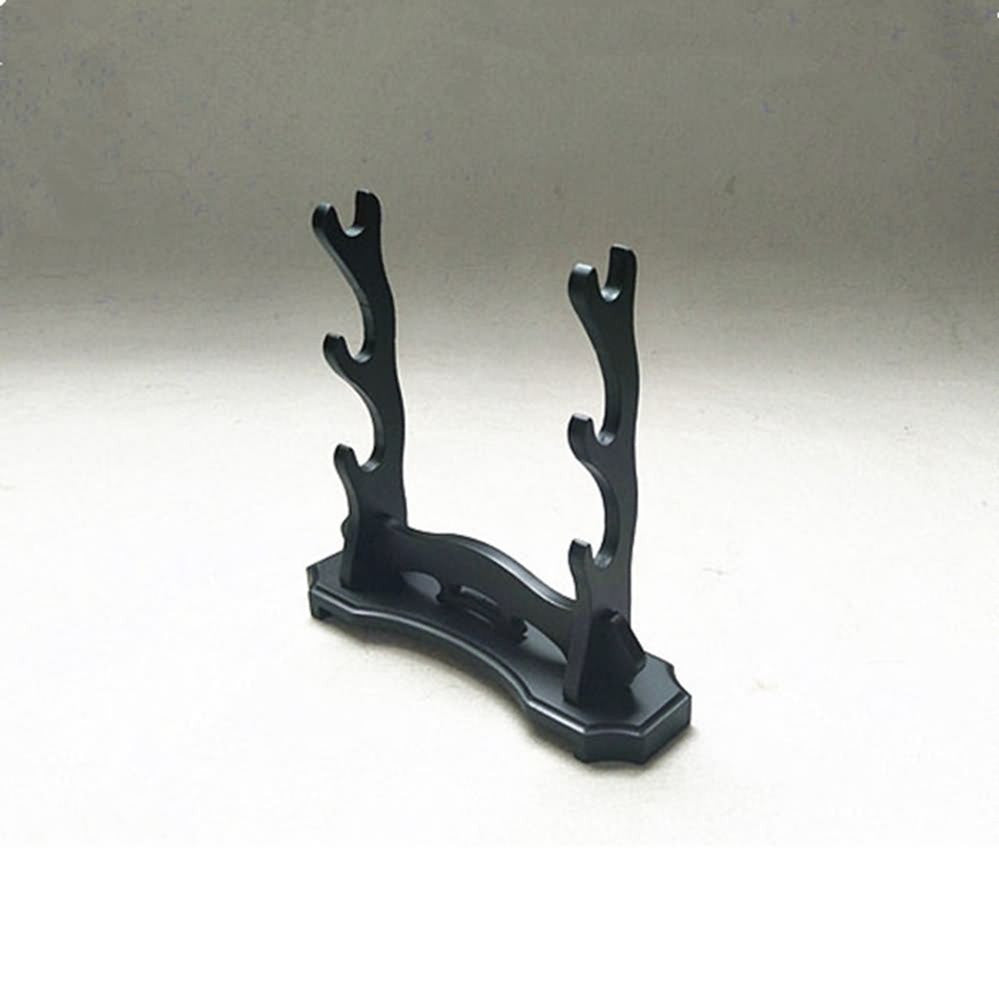 Wooden shelf Table Stand,Sword Table Display Holder,MDF black paint - Chinese sword shop