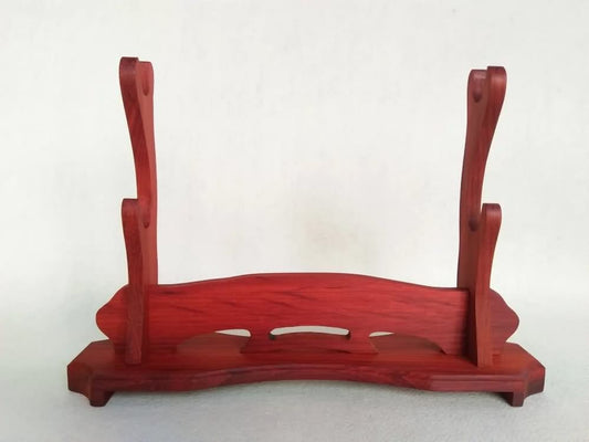 Chinese sword Wooden shelf Table Stand,Sword Table Display Holder,Redwood production - Chinese sword shop