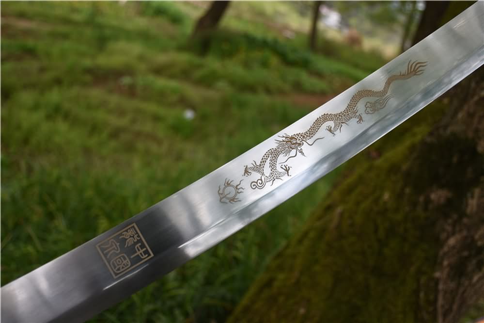 Kangxi bao dao,Broadsword,High carbon steel blade,Alloy fittings - Chinese sword shop