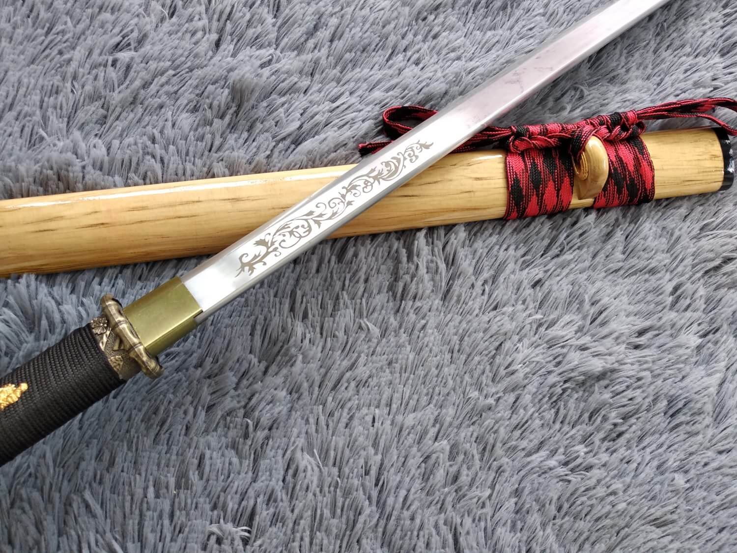 Tang sword,Ninja,High manganese steel,Hardwood,Alloy - Chinese sword shop