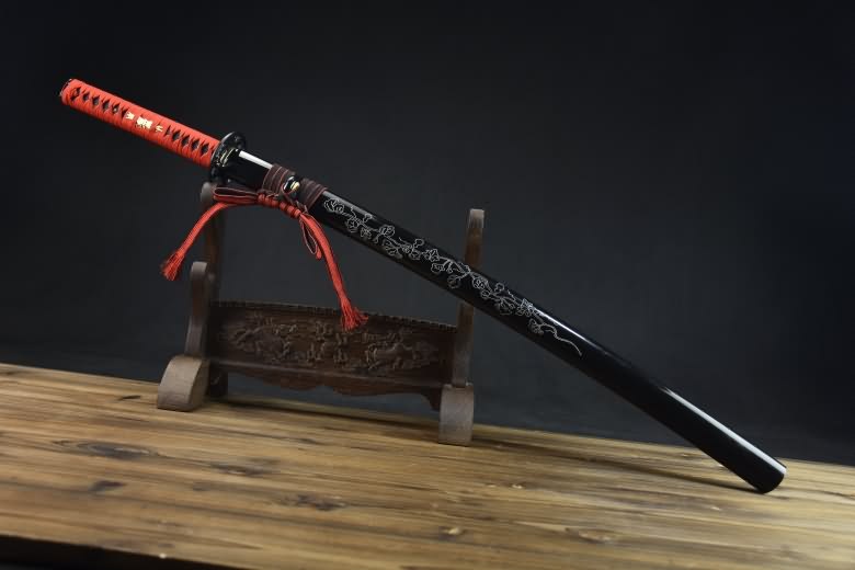 Black blade katana,High carbon steel - Chinese sword shop