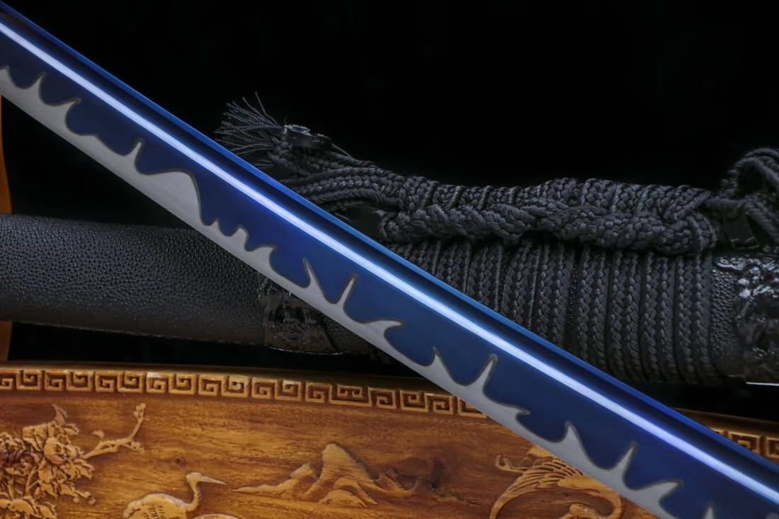 Tachi,Samurai sword,High carbon steel black blade,Kendo - Chinese sword shop