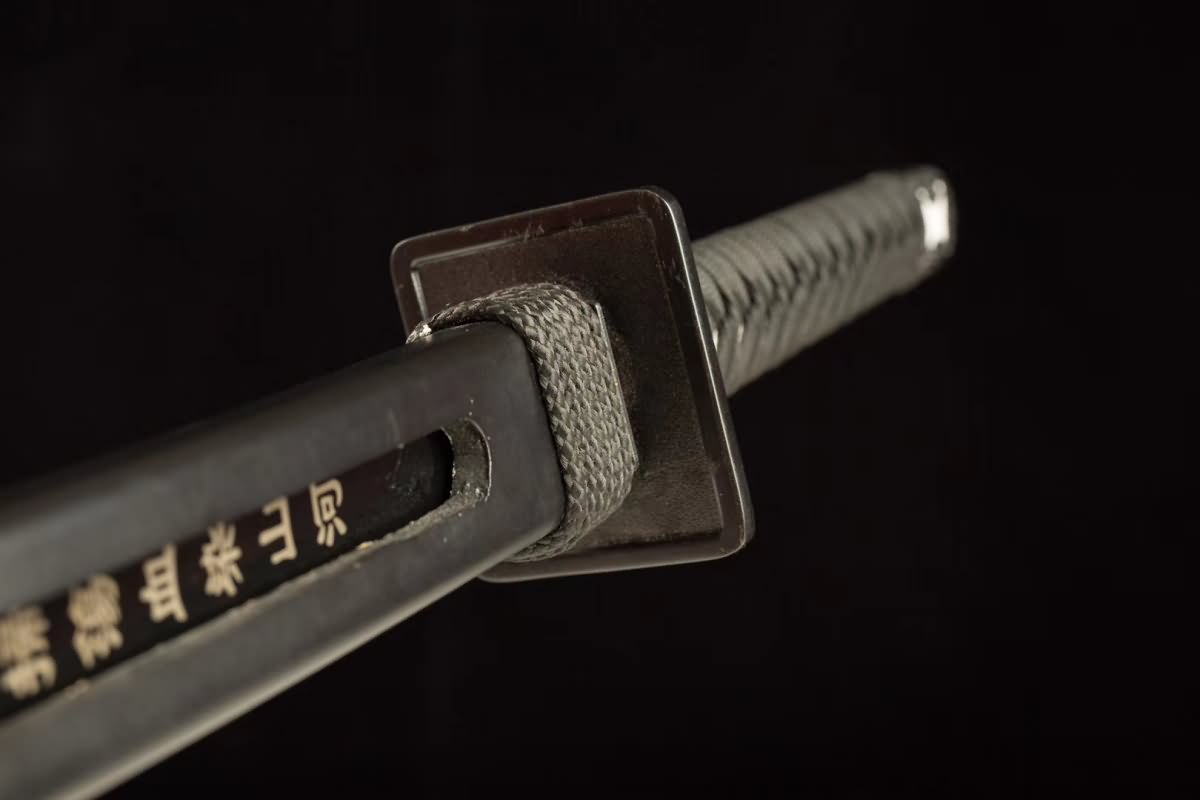 Samurai sword,Forged High carbon steel black blade