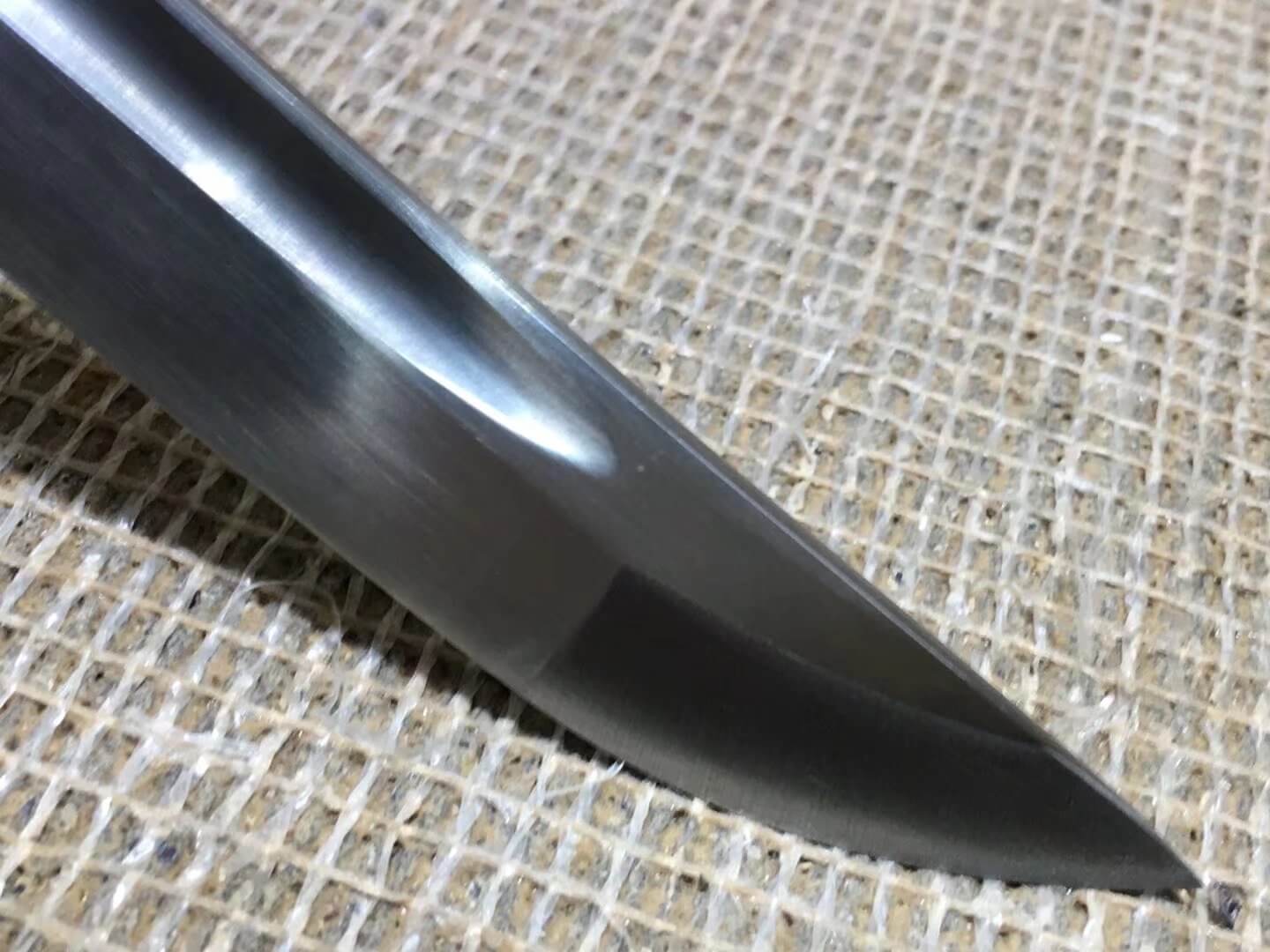 Katana,Medium carbon steel bade,White scabbard,Brass tosogu - Chinese sword shop