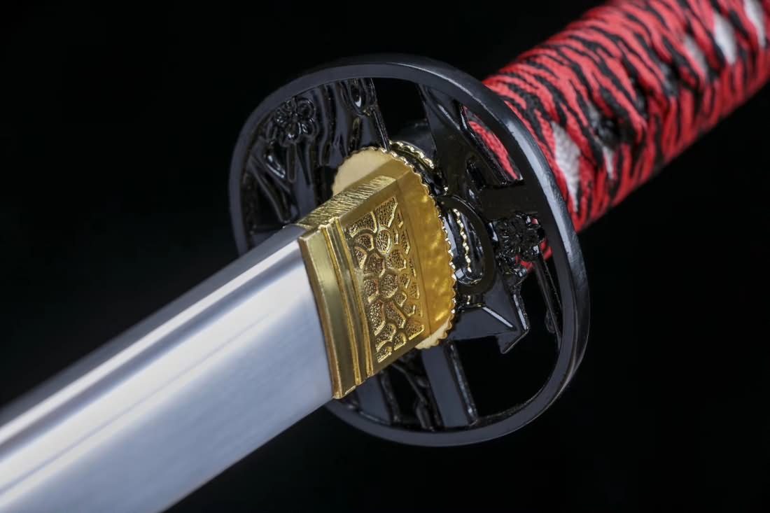 Samurai sword,Medium carbon steel blade,Pink scabbard - Chinese sword shop