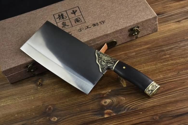 Handmade Traditional Chinese Forged Cleaver Chef Kitchen Knife Slicing Meat Tool - Chinese sword shop