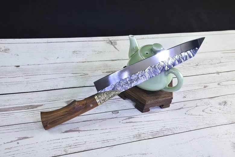 Knife Handmade Chef Kitchen Knives Wood Handle Cooking Tools Pro,5CR15MOV STEEL - Chinese sword shop
