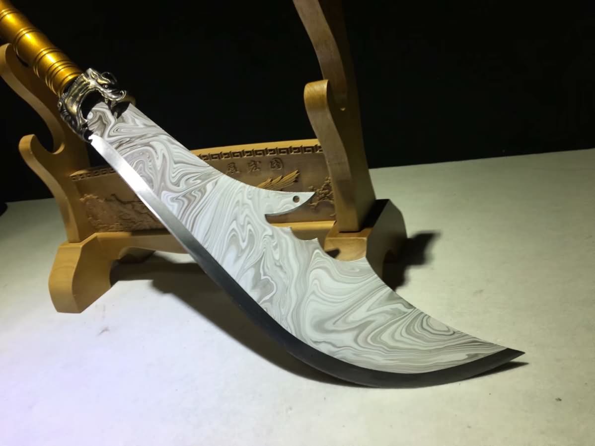 Guandao,Kwan Dao,Martial Arts,High Carbon Steel Blade Chinese sword ...