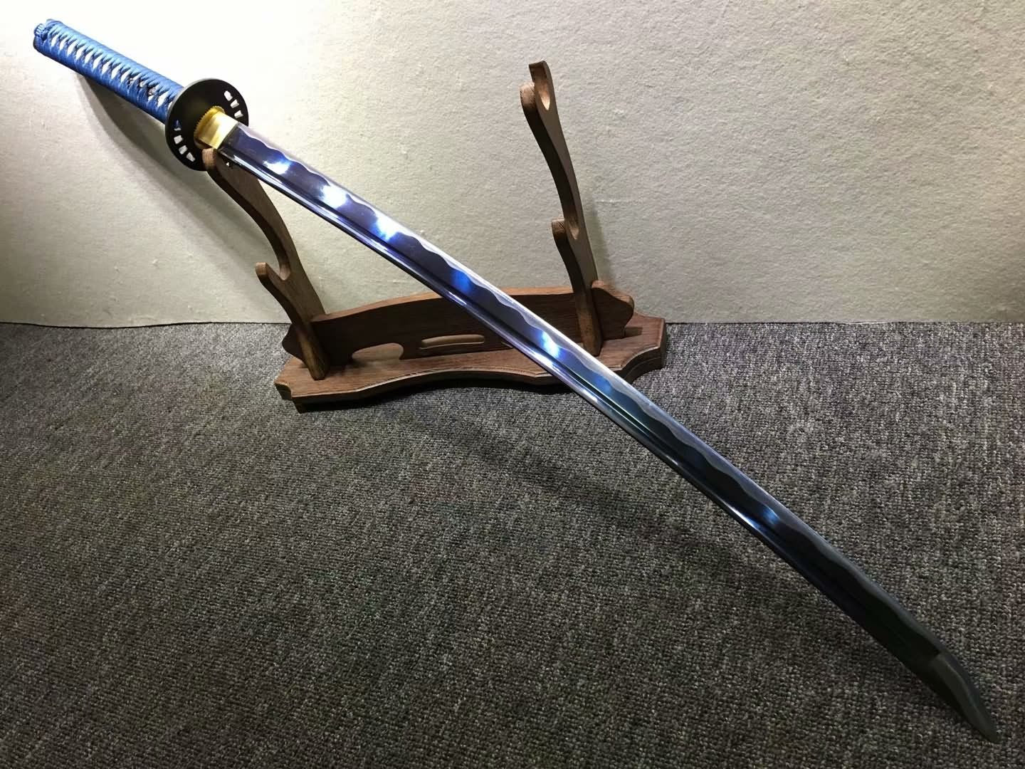 Nihontou sword,Medium carbon steel blue blade,Paint scabbard,Alloy - Chinese sword shop