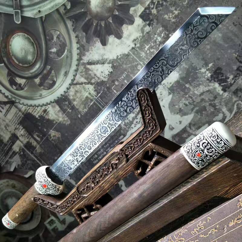 Dagger,short swords,High carbon steel blade,Rosewood scabbard - Chinese sword shop