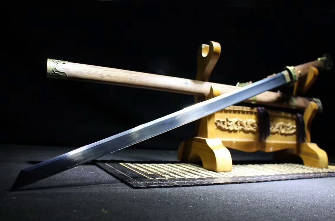 Pei Dong war jian,High carbon steel blade,Rosewood scabbard,Alloy - Chinese sword shop