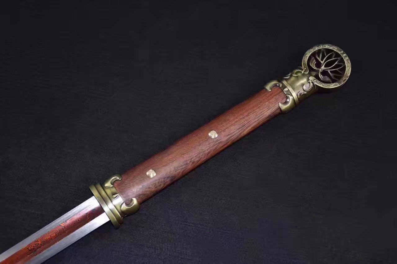 Peidong sword,Folding steel,Rosewood scabbard,Full tang,Length 41" - Chinese sword shop