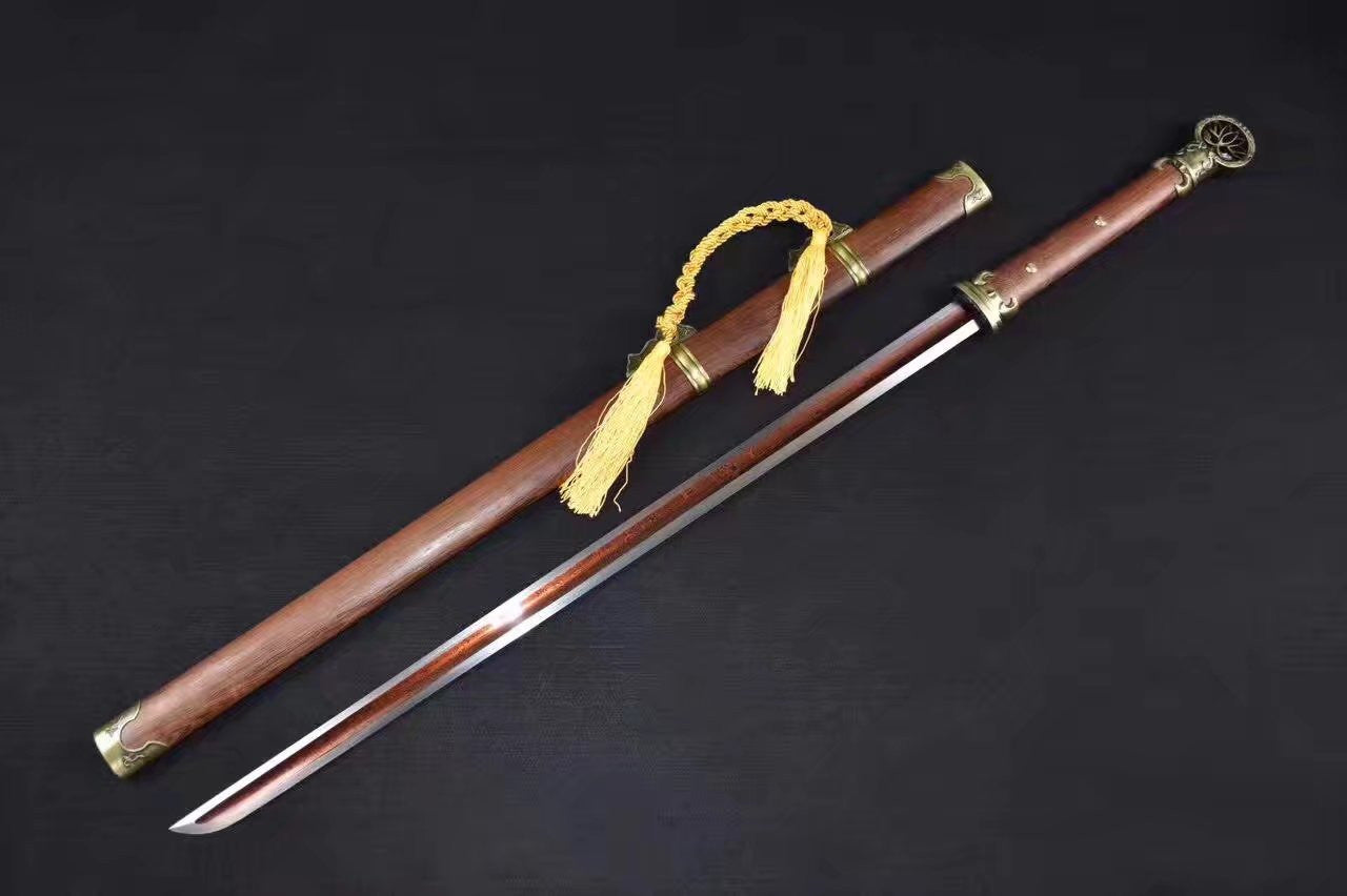 Peidong sword,Folding steel,Rosewood scabbard,Full tang,Length 41" - Chinese sword shop