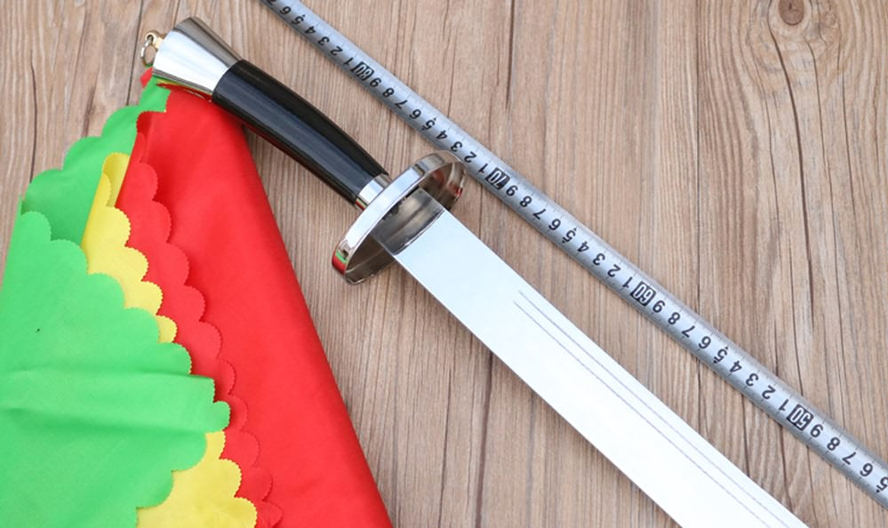 Martial arts single knife,Spring steel blade,Leather - Chinese sword shop