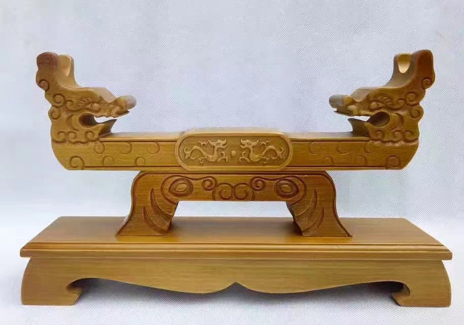 Dragon shape Chinese sword Table Stand Sword Table Display Holder Solid wood make - Chinese sword shop