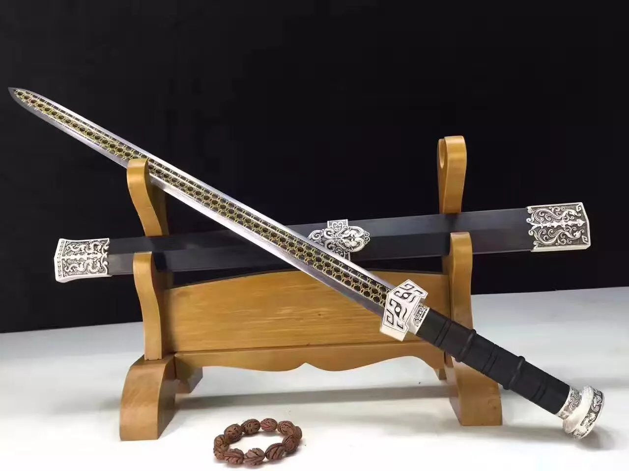 CHIBI sword,High carbon steel,Wood scabbard,Alloy fitting&Handmade art - Chinese sword shop