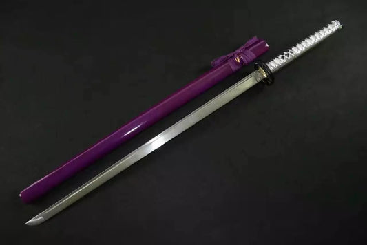 Ninja samurai Sword,Medium carbon steel,Paint scabbard,Alloy fitting,Full tang - Chinese sword shop