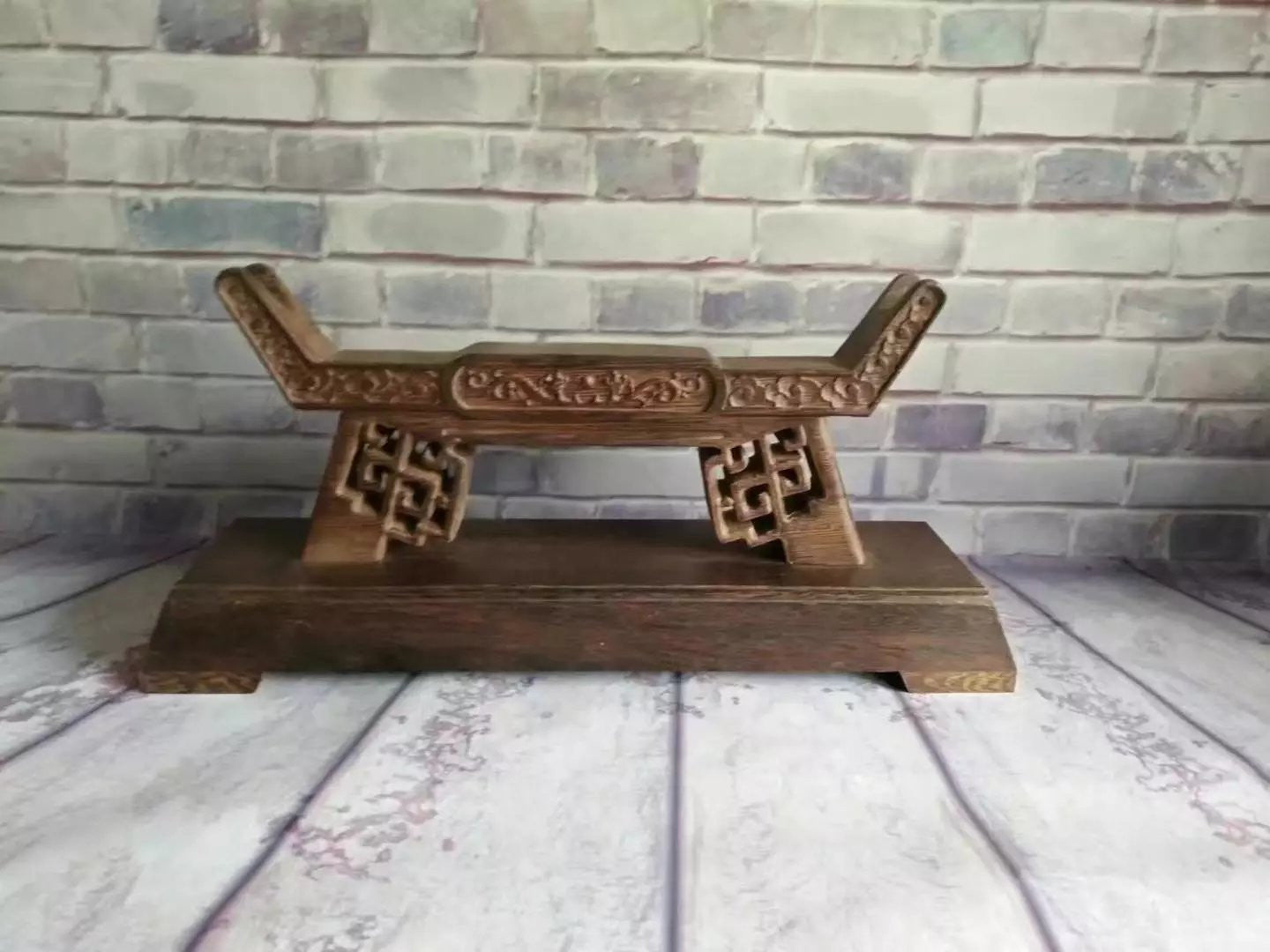 Wooden shelf Table Stand for Katana or Wakizashi Swords, Sword Table Display Holder - Chinese sword shop